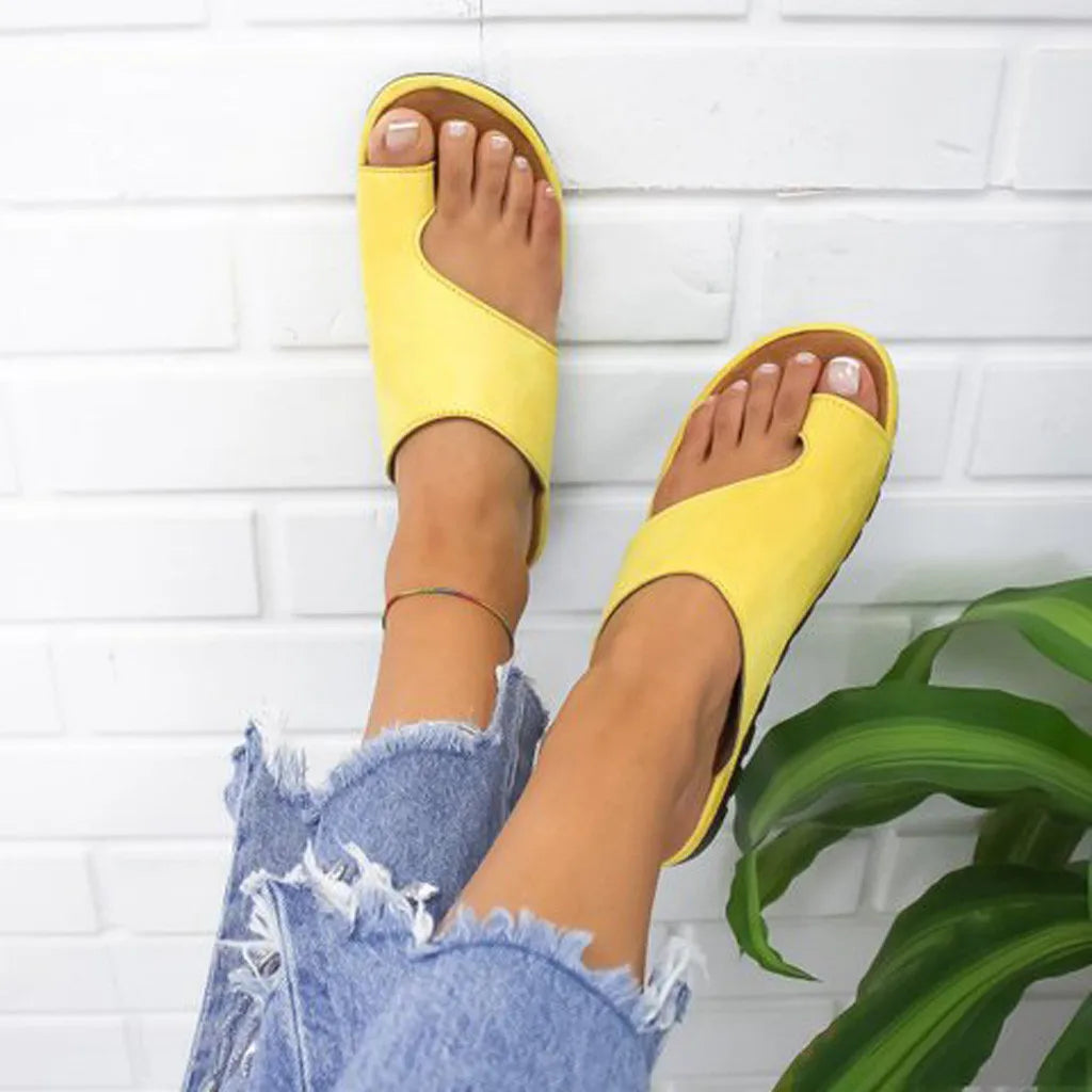Women's Sandals New Female Shoes Comfy Platform Flat Sole Orthopedic Bunion Corrector Plus Size 35-43 Casual Shoes Woman