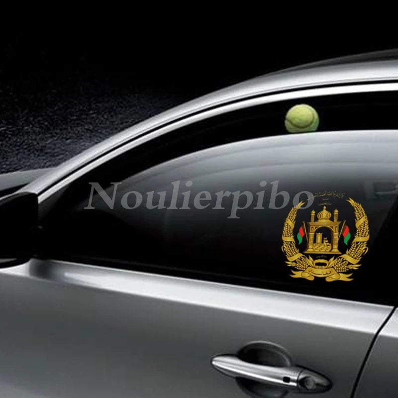 Afghanistan National Emblem Die-cut Hollow Waterproof Sticker PVC Body Sticker Suitable for Motorcycle Racing Helmet