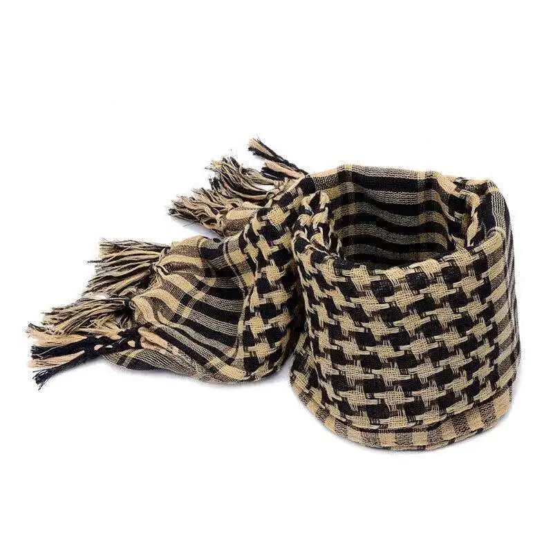Handsome Arafat arab scarf shawl Keffiyeh Kafiya Lightweight Military Shemagh palestine Man Stripe Scarf With Tassels Soft Warm
