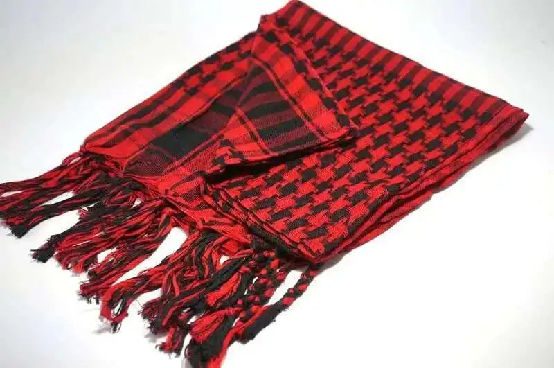 Handsome Arafat arab scarf shawl Keffiyeh Kafiya Lightweight Military Shemagh palestine Man Stripe Scarf With Tassels Soft Warm