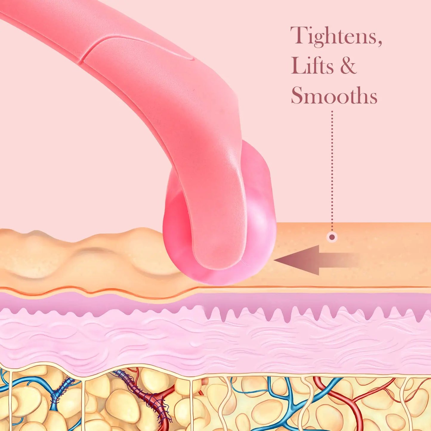 Ice Roller Skin Enhancing Firming Smooth Skin Anti-Wrinkle Eye Bags Reusable Cooling Facial Ice Roller for Home Use