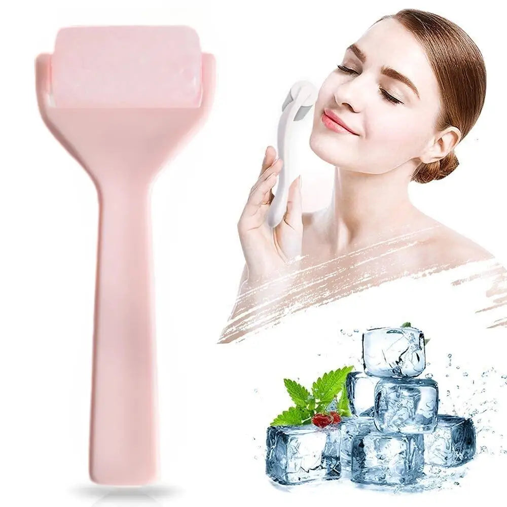 Ice Roller Skin Enhancing Firming Smooth Skin Anti-Wrinkle Eye Bags Reusable Cooling Facial Ice Roller for Home Use