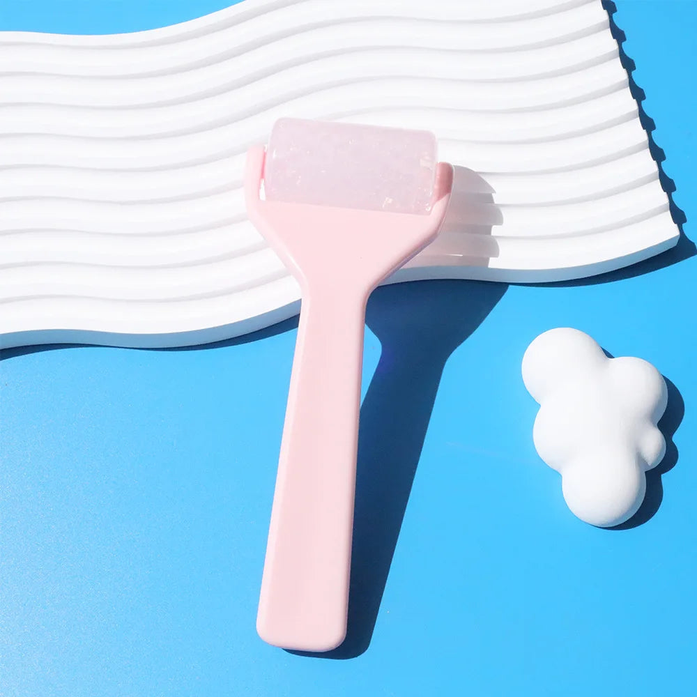 Ice Roller Skin Enhancing Firming Smooth Skin Anti-Wrinkle Eye Bags Reusable Cooling Facial Ice Roller for Home Use